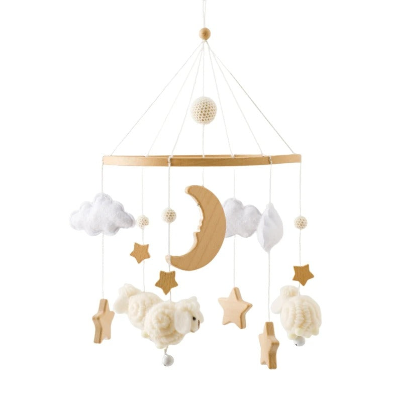 Little Sheep Baby Mobile, Nursery Mobile.