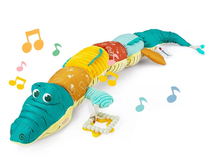 Musical Baby Rattle Caterpillar - Soft Plush Educational and Interactive Sensory Toy