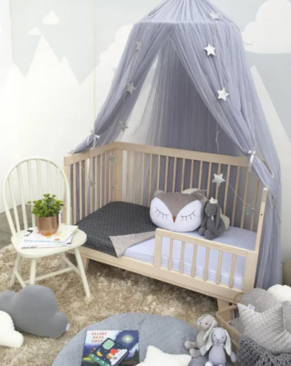 Mosquito Net Hanging Tent Star Decoration Baby Bed Crib Canopy Tulle Curtains for Bedroom Play House