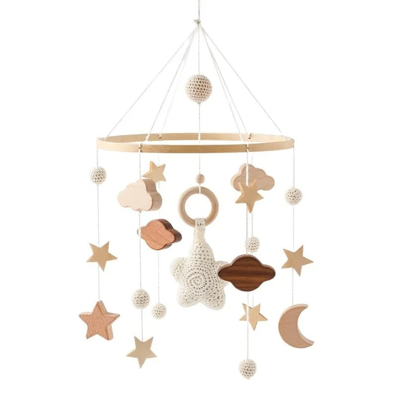 Handmade Star Baby Mobile Toy for Crib