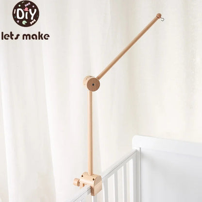 Adjustable Wooden Baby Mobile Hanger – Perfect for Cribs & Nursery Decor