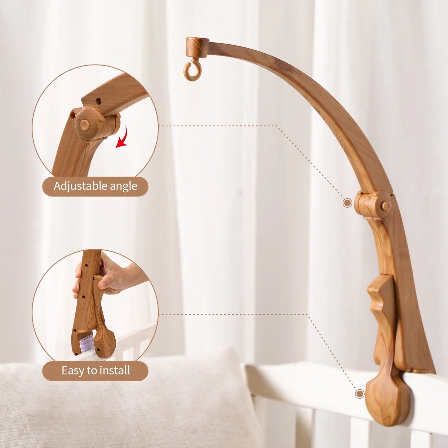 Beautiful Rotating Music Hanger For Baby Crib Mobile